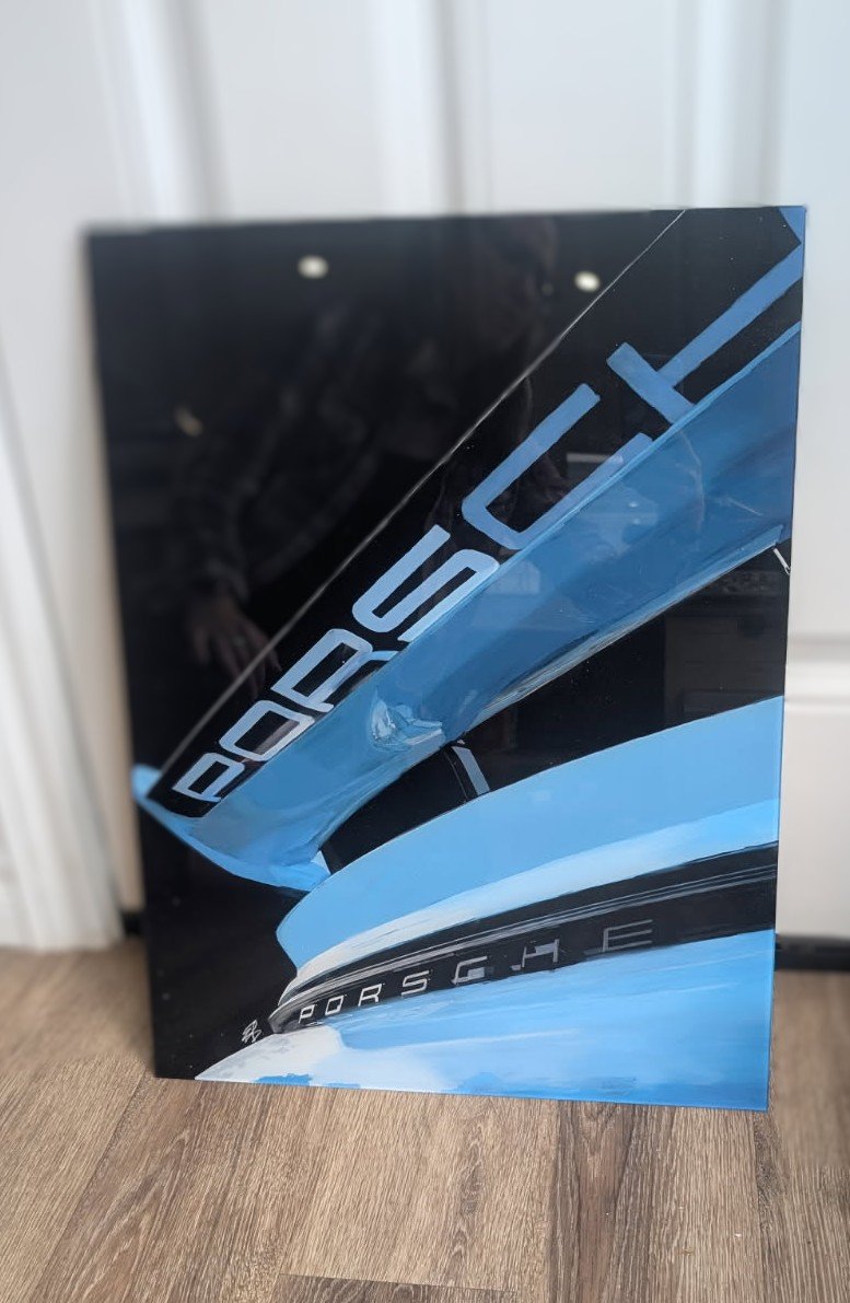 EBandGrow's tweet photo. #touchofglass #blues #black #porsche #spoiler #ebbandflow #ebandgrow https://t.co/8cPbVNeR2p