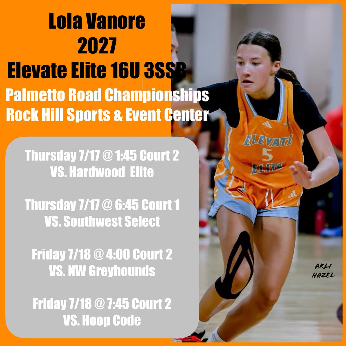 Lola Vanore (@l_vanore123) on Twitter photo Excited for Rock Hill! Championship pool play Thursday and Friday. Looking forward to a strong finish. <a href="/Elevate_Elite/">Elevate Elite</a> <a href="/Bruno_Corras/">Bruno Corras</a> <a href="/Assist_U_/">AssistU Recruiting</a> <a href="/CoachMarteja/">Coach Marty</a> <a href="/CoachCed4/">Coach Ced</a> Excited for Rock Hill! Championship pool play Thursday and Friday. Looking forward to a strong finish. <a href="/Elevate_Elite/">Elevate Elite</a> <a href="/Bruno_Corras/">Bruno Corras</a> <a href="/Assist_U_/">AssistU Recruiting</a> <a href="/CoachMarteja/">Coach Marty</a> <a href="/CoachCed4/">Coach Ced</a>