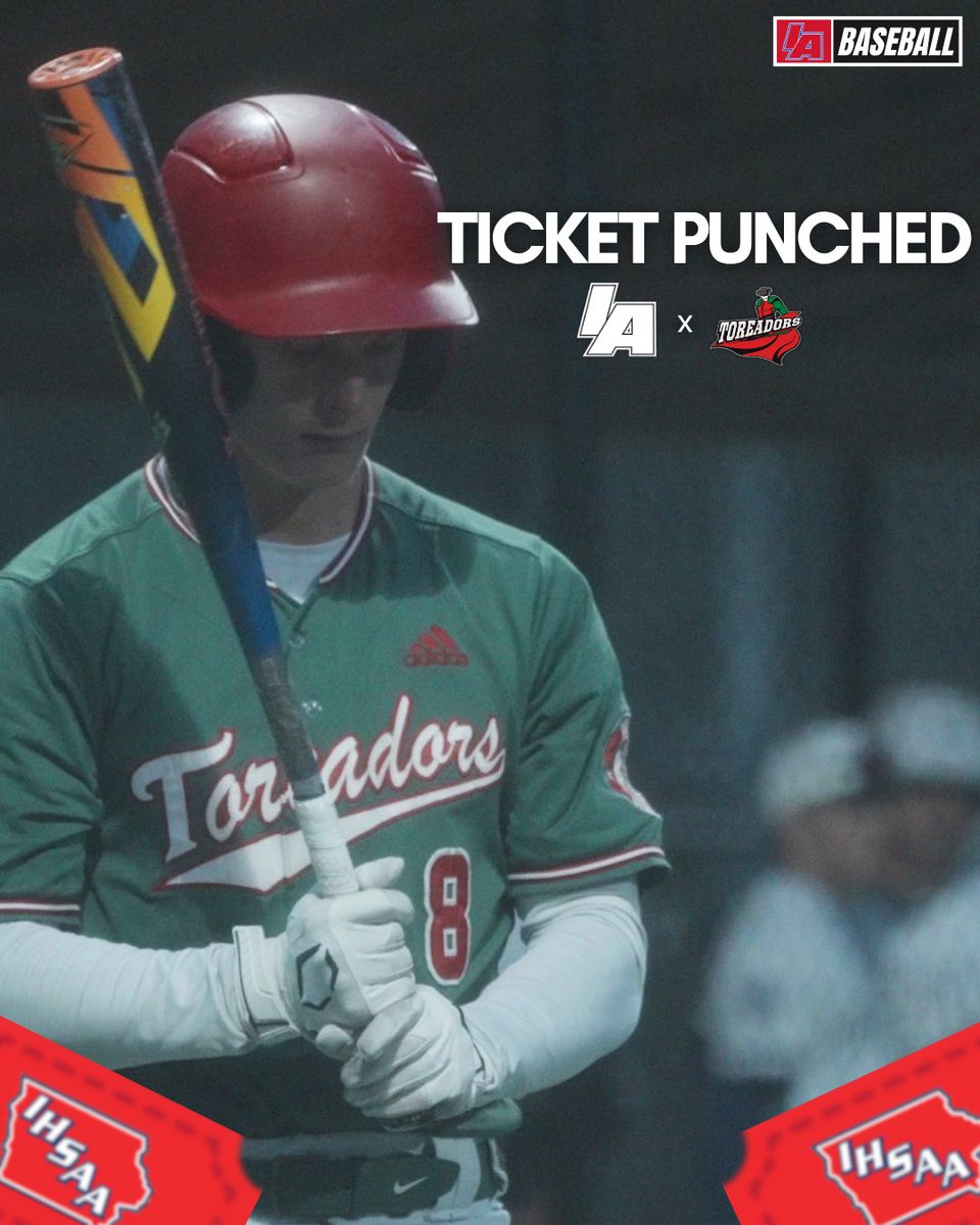 iabaseball1's tweet photo. 🎟️ TICKET PUNCHED 🎟️

Boone is off to the Class 3A State Tournament in Sioux City!

#IAbaseball X #iahsbsb https://t.co/9E7GDxG1HX