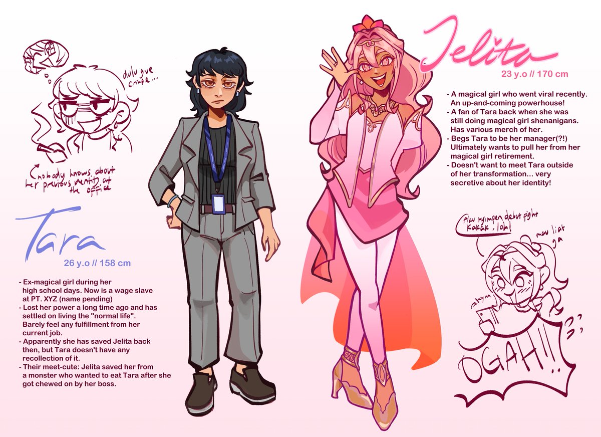 amafication's tweet image. woe magical girl x scbd* corpo worker ocs be upon ye‼️‼️‼️