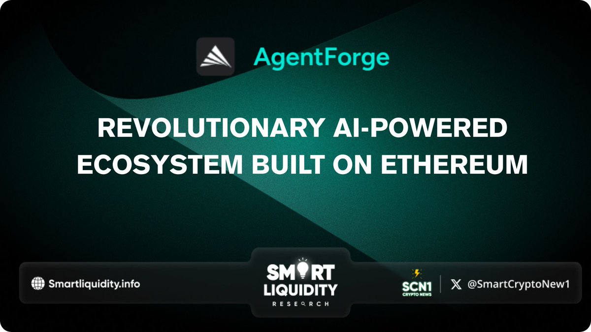 SmartCryptoNew1's tweet image. 🎯 @agentforgeerc is an innovative AI-powered platform that leverages the capabilities of the #Ethereum blockchain to revolutionize the way individuals interact with artificial intelligence.
🧭 By transforming complex AI tools into practical, user-friendly, and ownable agents,…