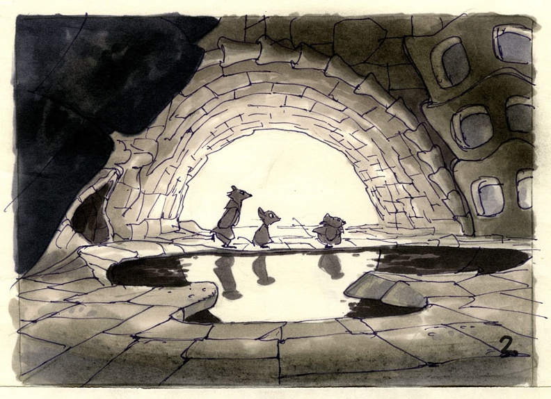 ani_obsessive's tweet image. Storyboard art for The Secret of NIMH (1982), dir. Don Bluth, Don Bluth Productions
Sketches by Don Bluth, paint by unknown artists