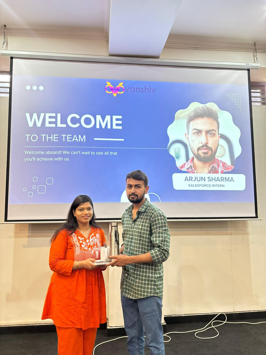 Vanshiv Technologies (@vanshivtech) on Twitter photo Our team is growing - welcome Arjun Sharma to the <a href="/vanshivtech/">Vanshiv Technologies</a> family!
Excited to have you onboard. Let's go!🚀
#Salesforce #SalesforcePartner #NewJoiner #NewBeginnings Our team is growing - welcome Arjun Sharma to the <a href="/vanshivtech/">Vanshiv Technologies</a> family!
Excited to have you onboard. Let's go!🚀
#Salesforce #SalesforcePartner #NewJoiner #NewBeginnings