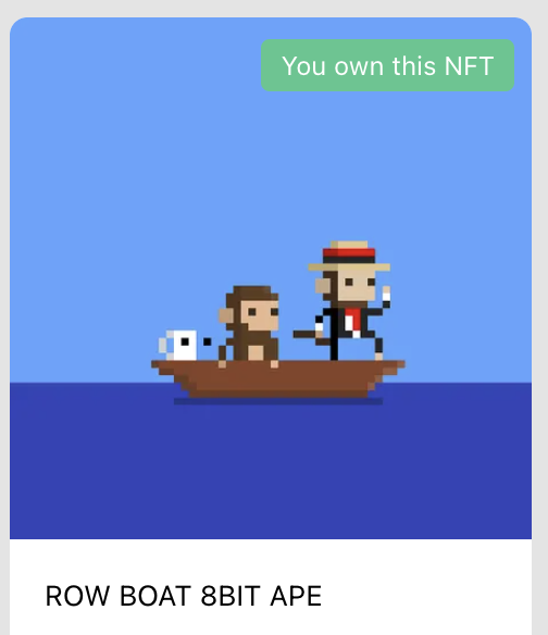 BABCさんのGiveawayに当選して、こんなかわいいNFTをいただきました〜⛵️🐒🌊嬉しい💕いつもありがとうございます🙏☺️❤️‍🔥

👇8Bit Apesコレクションはこちら✨🐒 #xrpcafe
xrp.cafe/collection/8bi…