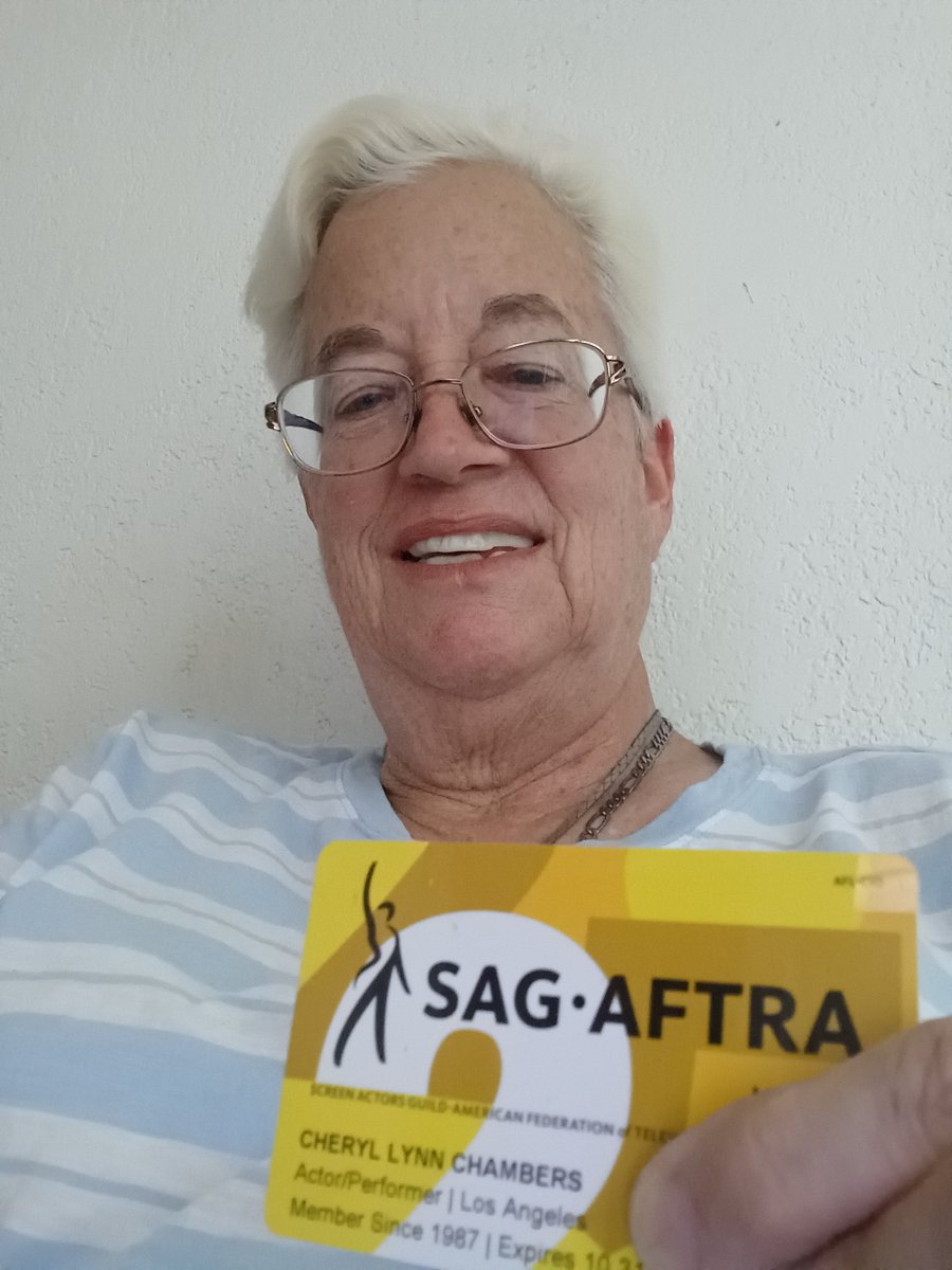 CherylMoore20's tweet photo. Proud SAG-AFTRA Member Since 1987
#sagaftraactor https://t.co/dAFZGzNQFX