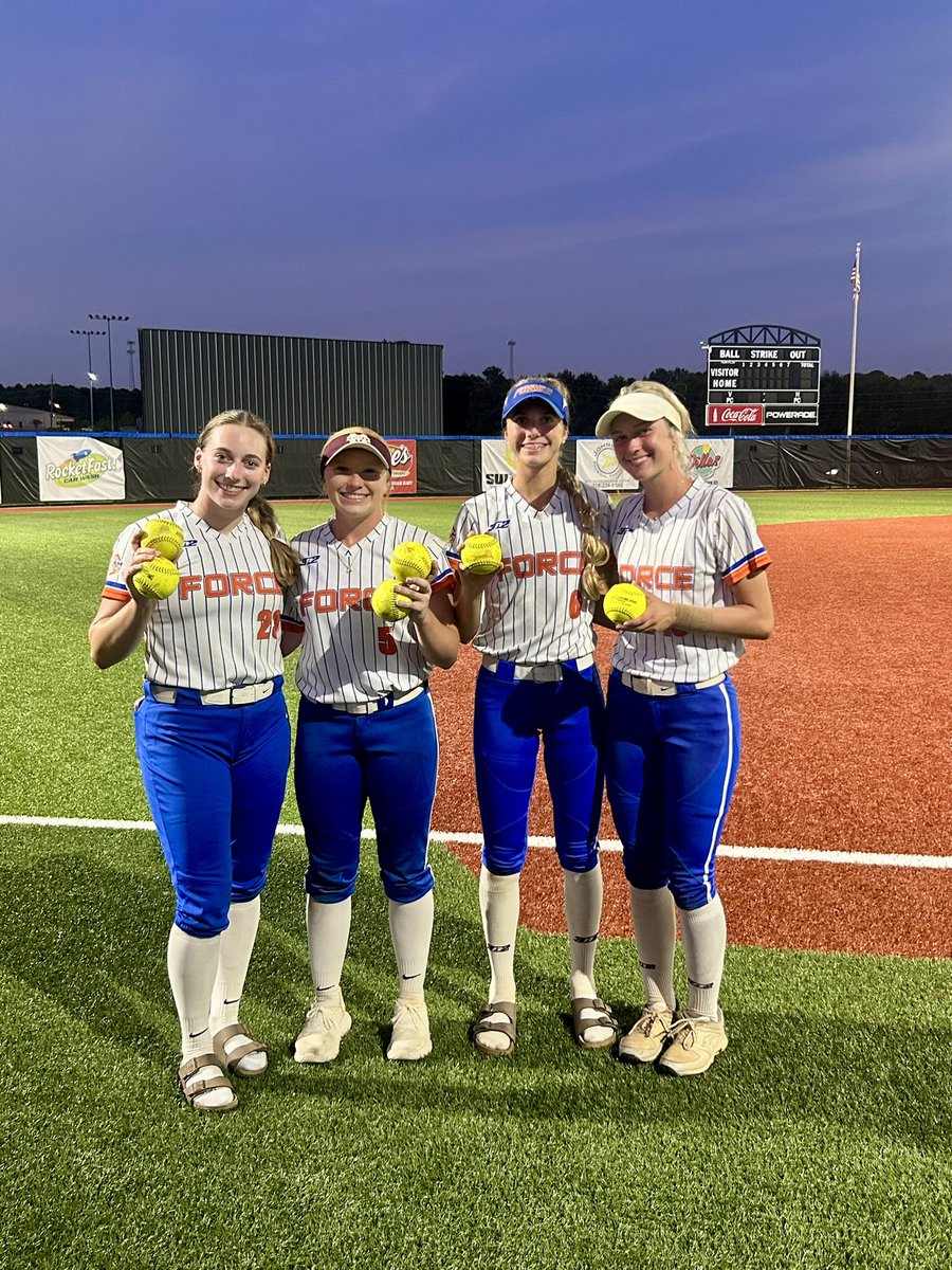 Southern Force 18U National - Palmer (@forcesouthern) on Twitter photo A beautiful night for <a href="/NFAsoftball/">National Fastpitch Alliance</a> in Ruston, LA ~ nothing beats a team that plays for each other first!
💣 Squad <a href="/abby_hammond13/">Abby Hammond</a> x✌🏻<a href="/supan_allyson/">Ally Supan</a> x ✌🏻 <a href="/JaylaPage2027/">Jayla Page 2027</a> <a href="/SavannahSevier6/">Savannah Sevier</a> A beautiful night for <a href="/NFAsoftball/">National Fastpitch Alliance</a> in Ruston, LA ~ nothing beats a team that plays for each other first!
💣 Squad <a href="/abby_hammond13/">Abby Hammond</a> x✌🏻<a href="/supan_allyson/">Ally Supan</a> x ✌🏻 <a href="/JaylaPage2027/">Jayla Page 2027</a> <a href="/SavannahSevier6/">Savannah Sevier</a>