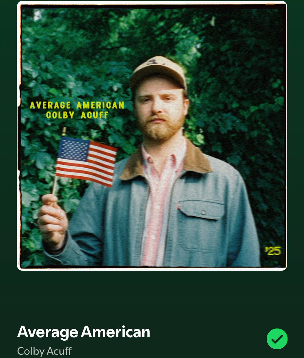 country2know's tweet image. 🪕 @ColbyAcuff – “Average American”
A new blue-collar anthem that hits just right.
🔗 Listen: open.spotify.com/track/7DyaGo57…
#Country #Americana #SingersYouShouldKnow