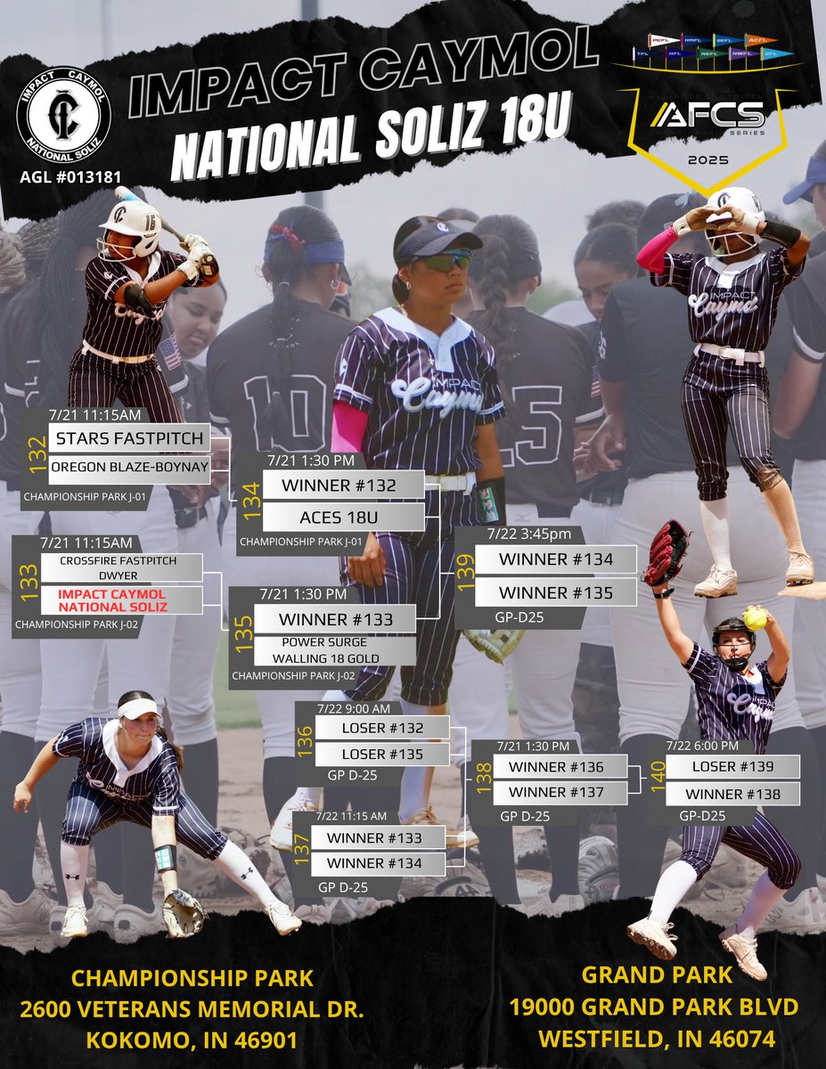 Impact Caymol National Soliz (@icnationalsoliz) on Twitter photo Be sure to catch our 18U Squad mixing it up in Indiana at the Alliance Fastpitch Championships.
<a href="/DfwSho/">DFW Sho'Case</a> @coastrecruitssb <a href="/TopPreps/">SPORTS NEWS, VIDEOS, GRAPHICS, EXPOSURE & MORE</a> @acesspotlight <a href="/BallGirlSports/">BallGirlSports</a> @softballrecruit <a href="/IHartFastpitch/">I❤️Fastpitch</a> <a href="/softball_dugout/">The Softball Dugout</a> <a href="/LegacyLegendsS1/">Legacy & Legends Softball</a> <a href="/Softball_Home/">Softball Home🥎</a> <a href="/scan1ansports/">ꜱᴄᴀɴʟᴀɴ ꜱᴘᴏʀᴛꜱ™️</a> <a href="/upnextrecruits/">Up Next Recruits</a> Be sure to catch our 18U Squad mixing it up in Indiana at the Alliance Fastpitch Championships.
<a href="/DfwSho/">DFW Sho'Case</a> @coastrecruitssb <a href="/TopPreps/">SPORTS NEWS, VIDEOS, GRAPHICS, EXPOSURE & MORE</a> @acesspotlight <a href="/BallGirlSports/">BallGirlSports</a> @softballrecruit <a href="/IHartFastpitch/">I❤️Fastpitch</a> <a href="/softball_dugout/">The Softball Dugout</a> <a href="/LegacyLegendsS1/">Legacy & Legends Softball</a> <a href="/Softball_Home/">Softball Home🥎</a> <a href="/scan1ansports/">ꜱᴄᴀɴʟᴀɴ ꜱᴘᴏʀᴛꜱ™️</a> <a href="/upnextrecruits/">Up Next Recruits</a>