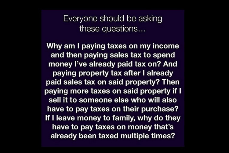 PressMediaX's tweet photo. @Fernand46357857 All real estate taxes and all property taxes must be abolished, eliminated in Virginia and in all other states, cities, counties of America.
Extortion of real estate and property taxes is robbery, theft of American taxpayers money by corrupt politicians and evil govt officials. https://t.co/SoLRy2T5fa