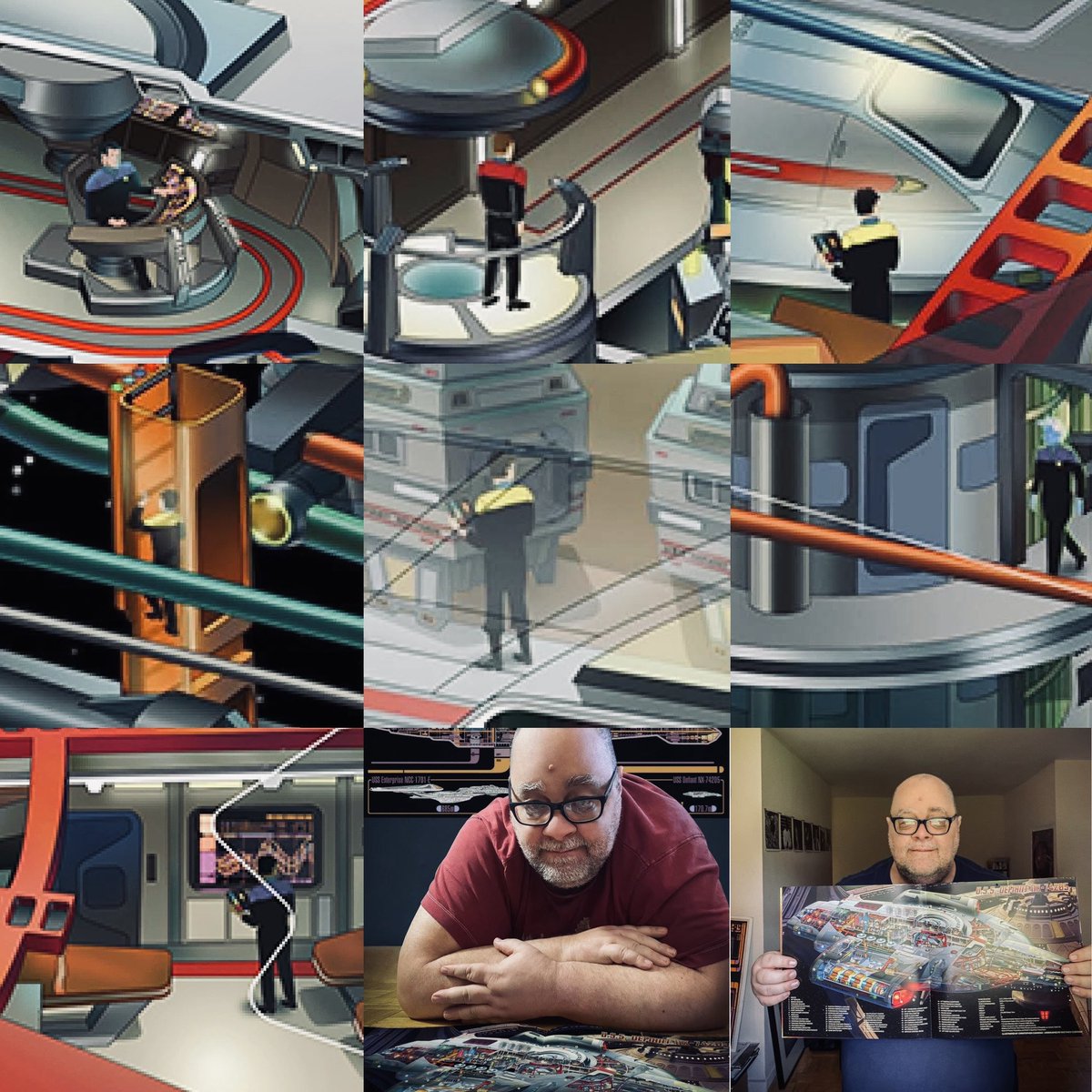 ChrisCushman2's tweet image. Really loved teasing for my Ships of the Line Calendar Defiant cut away with these tiny little samples!!! Really built up the excitement!!!