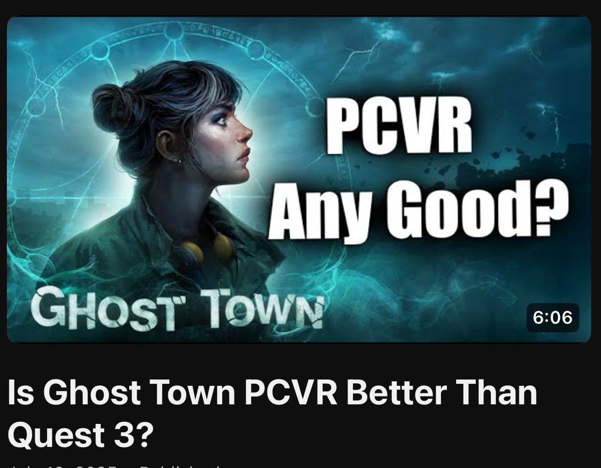 MOBeastGaming (@mobeastgaming) on Twitter photo Is Ghost Town PCVR Better Than Quest 3?
<a href="/Fireproof_Games/">Fireproof Games</a> knows how to make creative puzzles!
youtu.be/NM9FJtTWvJk?si… Is Ghost Town PCVR Better Than Quest 3?
<a href="/Fireproof_Games/">Fireproof Games</a> knows how to make creative puzzles!
youtu.be/NM9FJtTWvJk?si…