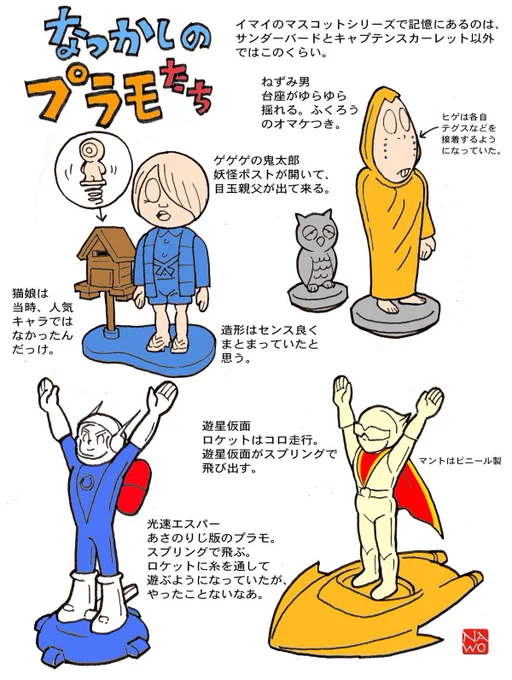 なつかしのプラモデル・マンガの主人公 