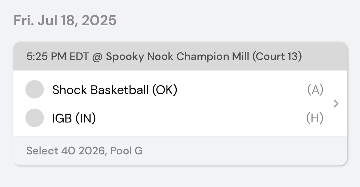 Ruben Diaz (@coachrubyd) on Twitter photo <a href="/Shockhoops/">Shock Hoops</a> 2026 S40 is back in action this Friday night at 5:25 at <a href="/SelectEventsBB/">Select Events Basketball</a> S40 Championships.
I’m sure everyone is ready to get back on the court and show who they really are !
Come check them out . <a href="/Shockhoops/">Shock Hoops</a> 2026 S40 is back in action this Friday night at 5:25 at <a href="/SelectEventsBB/">Select Events Basketball</a> S40 Championships.
I’m sure everyone is ready to get back on the court and show who they really are !
Come check them out .