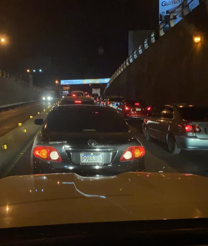 en guate podes manejar 6 horas y seguís en la diagonal 6