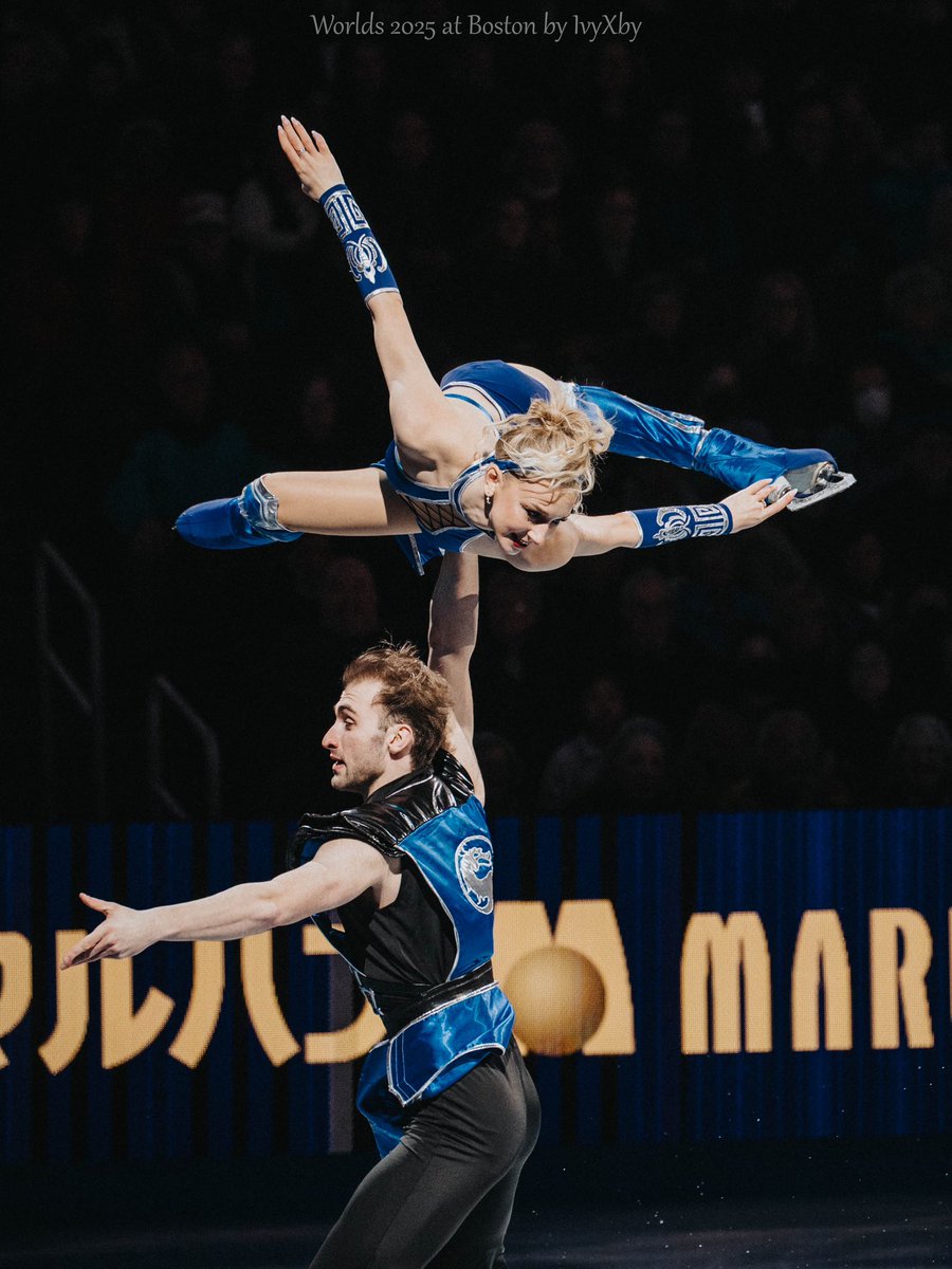 IvyXby's tweet image. Metelkina/Berulava Exhibition Gala at Worlds 2025 #WorldFigure