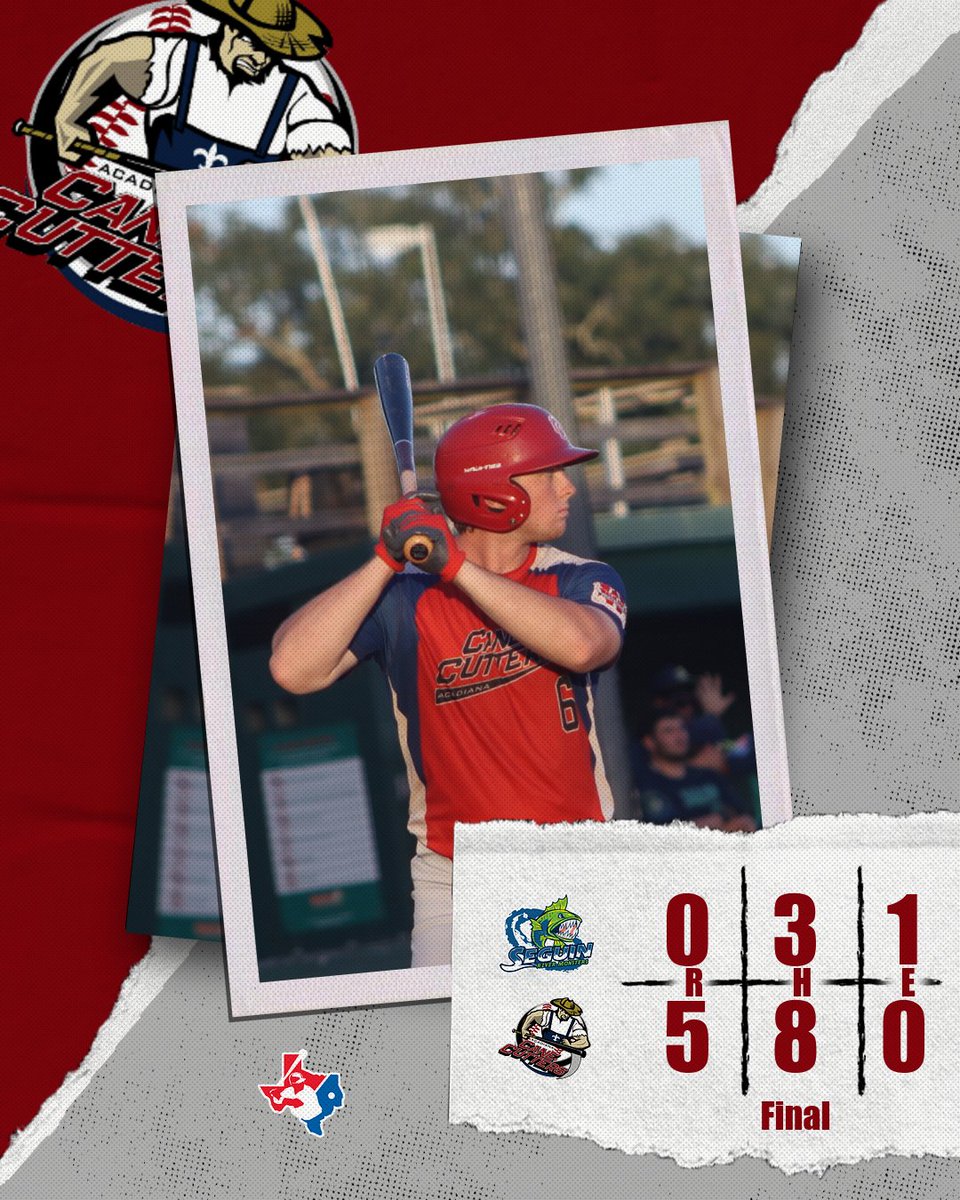Se-GONE! ‼️🧹🌾⚾️

#CutUpWithTheCutters
#GeauxCutters
#TexasCollegiateLeague
#CaneCutterPride