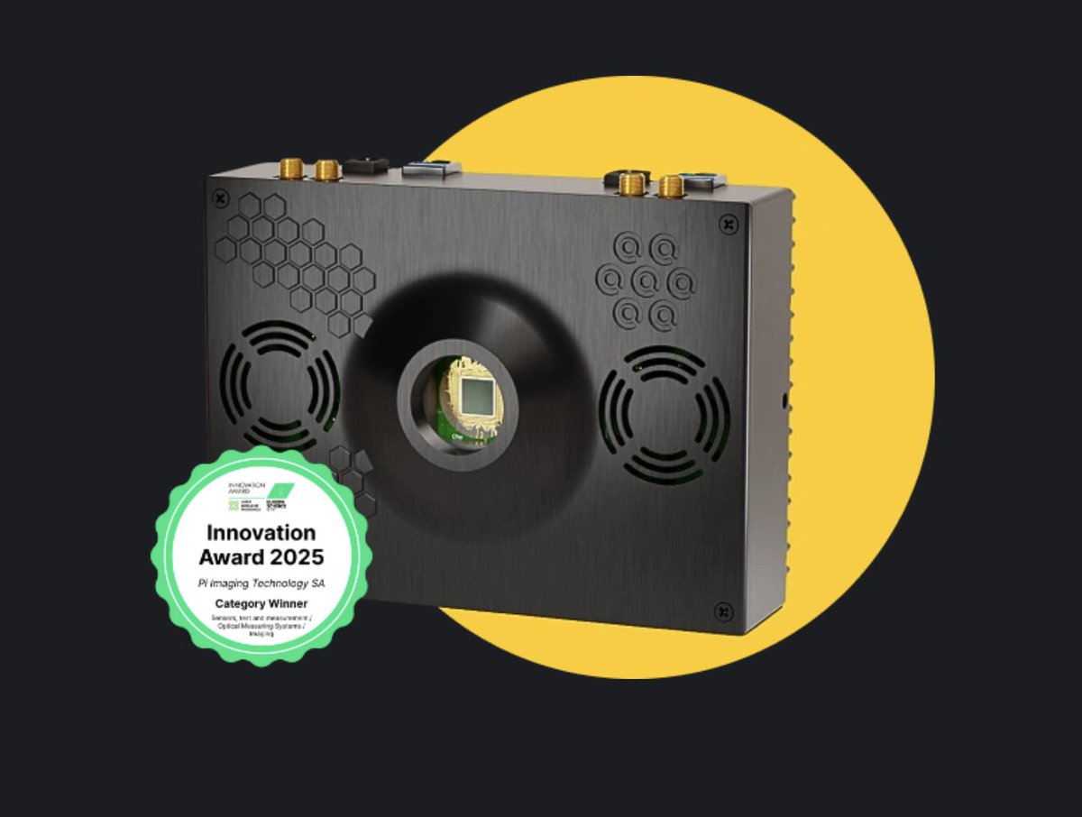 ScitechPtyLtd's tweet image. SPAD Alpha, a high-performance #singlephoton camera from #piimaging has won 1st place in the Laser World of Photonics Innovation Awards 2025🥇

🥇For high-speed imaging
🥇SPAD image sensor 1024×1024 pixels
🥇Photon counting with up to 73,000 FPS
🥇Zero readout noise

#spadimaging