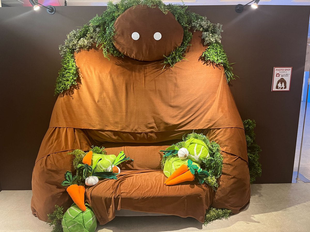 dun_meshi_anime's tweet image. 🍄<7/27(日)まで開催中🍽
#九井諒子展&「#ダンジョン飯」迷宮探索展
池袋・サンシャインシティにて大好評開催中🐉
w.pia.jp/t/dunmeshi-ex/
ゴーレムには座っての写真撮影もOK📷
※池袋会場での限定展示など、詳細は公式HPをご確認ください。