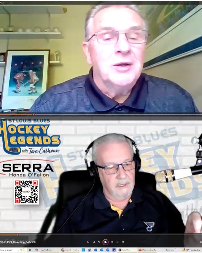 My visit with Ken Wilson was everything you would want in a Blues Legends Podcast. Publishing Friday morning. Don't miss this one! #stlblues #blueshockeylegends #bluesalumni #nhl