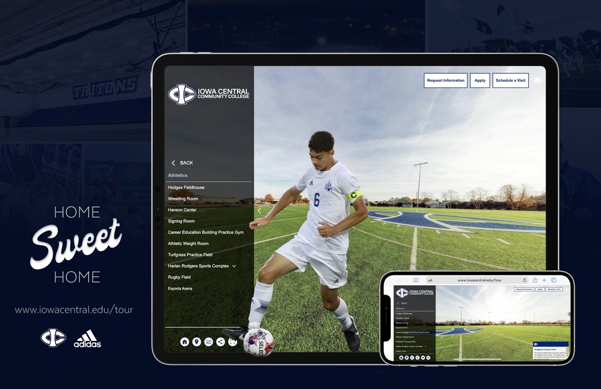 ICTritons's tweet image. Have you seen our new turf facility that is the home of Triton Soccer? Want to check out campus and the rest of our athletic facilities? Take a virtual tour at iowacentral.edu/tour! 🔱 #TritonNation #TritonExperience #BeATriton #HomeSweetHome