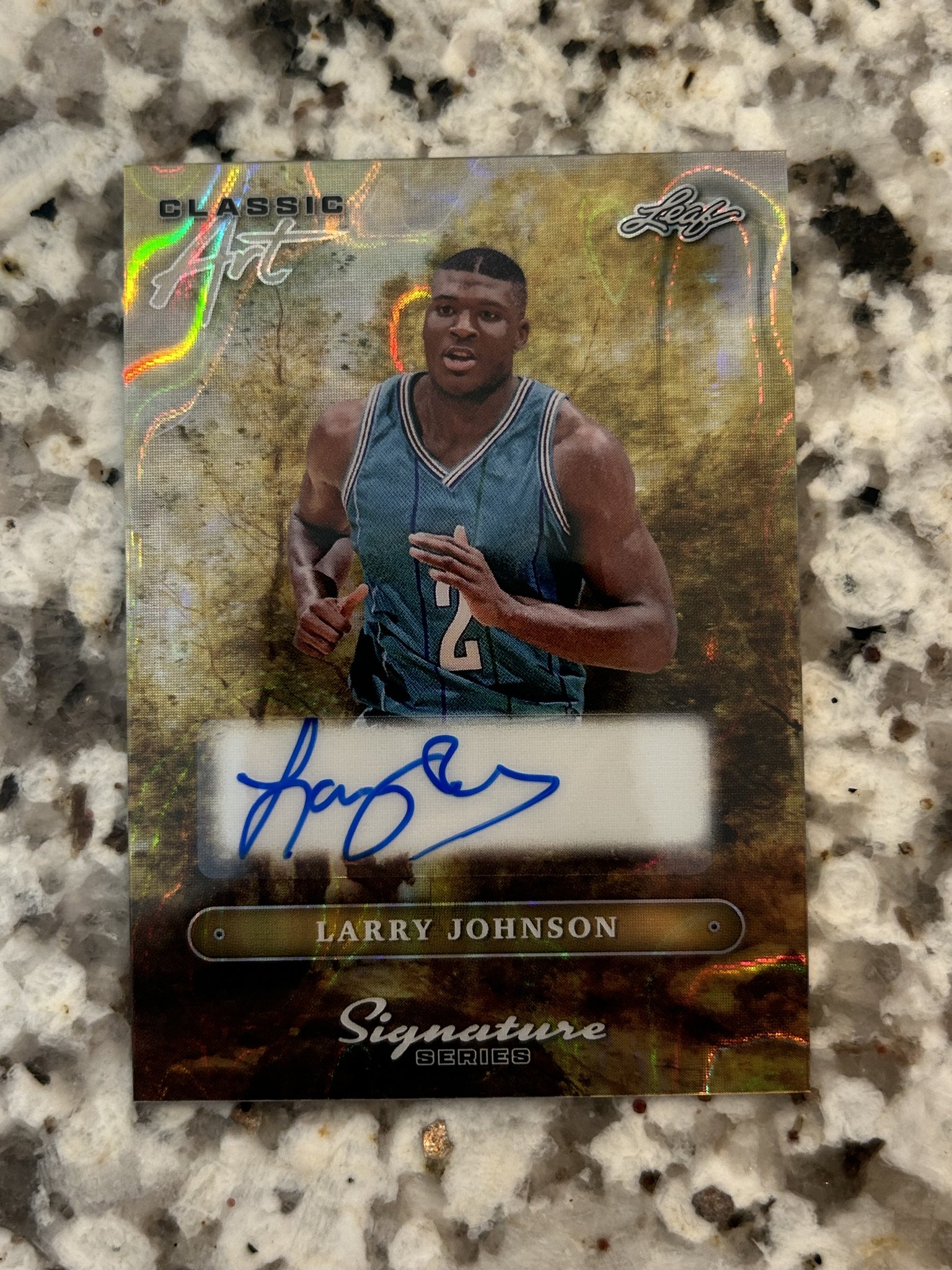その他 LARRY JOHNSON auto 2022-23 LARRY JOHNSON AUTO PANINI PRIZM SIGNATURES