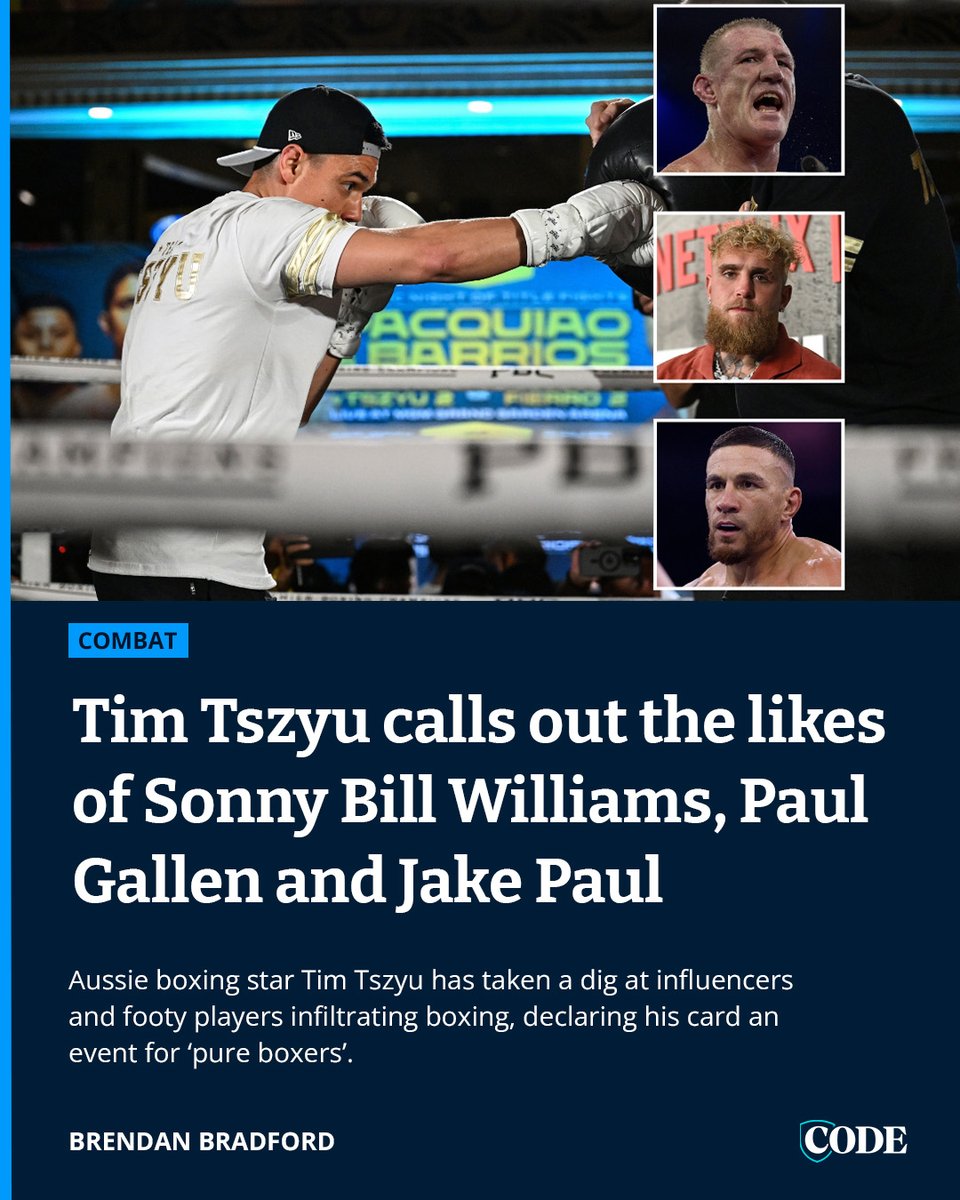 codecombatau's tweet image. Tszyu has had his say 💬 ➡️ bit.ly/455a4PY

✍️: @1bbradfo