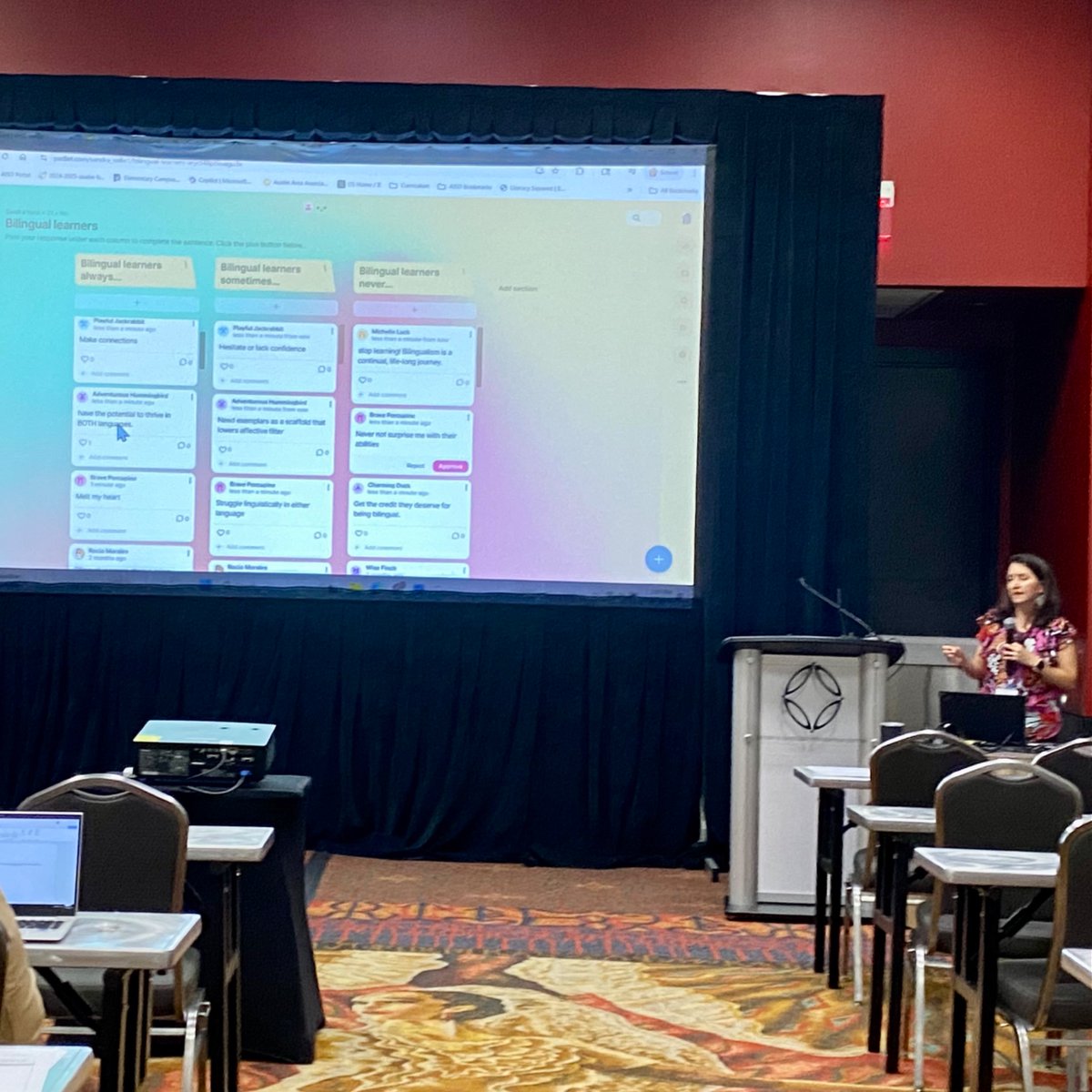 Let’s celebrate our EB’s and showcase their incredible brilliance on their biliteracy journey through engaging Biliteracy Assessments! We’re thrilled to highlight the amazing Sandra Valle, who presented at #3Symp25! This is just the beginning of their exciting journeys!