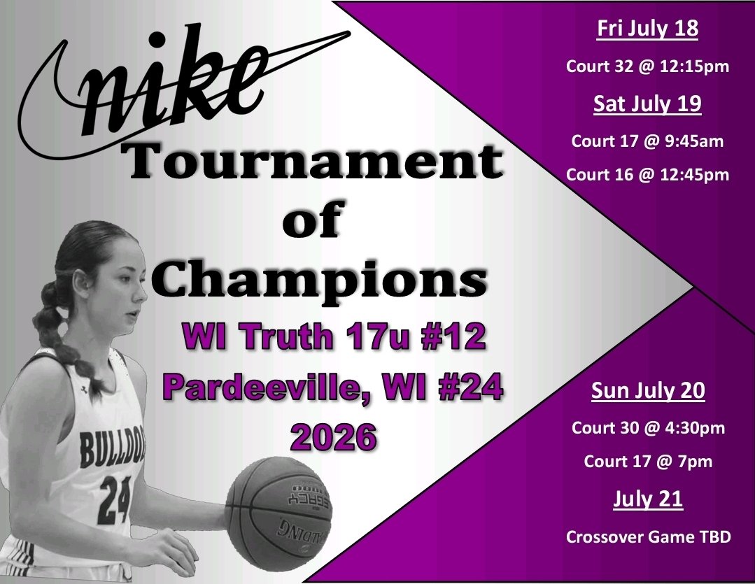 Lexi Hughes (@lexhughes12) on Twitter photo Be sure to check us out starting on Friday!
<a href="/EIUWBB/">Eastern Illinois WBB</a> <a href="/CoachMcNiffUWP/">Kelly McNiff</a> <a href="/JrAllStarBB/">Jr. All-Star Girls Basketball</a> <a href="/UWOCoachFischer/">Brad Fischer</a> <a href="/UWWWomensHoops/">UW-Whitewater Women's Basketball</a> <a href="/ColgateWBB/">Colgate Women’s Basketball</a> <a href="/kayla_karius/">Kayla Karius (Tetschlag)</a> <a href="/UMaryWomenBball/">UMary Women’s Basketball</a> <a href="/bethanywv_wbb/">Bethany College WBB (WV)</a> <a href="/niketoc/">Nike Tournament of Champions</a> <a href="/TheMRR7/">The Midwest Recruiting Resource</a> <a href="/MuskiesWBB/">Lakeland Women's Basketball</a> <a href="/mikemillsnc/">Mike Mills WBB College Recruiting</a> <a href="/edgewoodwbb/">Edgewood Women’s Basketball</a> <a href="/UWWWomensHoops/">UW-Whitewater Women's Basketball</a> <a href="/LUVikingsWBB/">Lawrence Women’s Basketball</a> <a href="/FiveStateHoops/">Chuck Thompson</a> Be sure to check us out starting on Friday!
<a href="/EIUWBB/">Eastern Illinois WBB</a> <a href="/CoachMcNiffUWP/">Kelly McNiff</a> <a href="/JrAllStarBB/">Jr. All-Star Girls Basketball</a> <a href="/UWOCoachFischer/">Brad Fischer</a> <a href="/UWWWomensHoops/">UW-Whitewater Women's Basketball</a> <a href="/ColgateWBB/">Colgate Women’s Basketball</a> <a href="/kayla_karius/">Kayla Karius (Tetschlag)</a> <a href="/UMaryWomenBball/">UMary Women’s Basketball</a> <a href="/bethanywv_wbb/">Bethany College WBB (WV)</a> <a href="/niketoc/">Nike Tournament of Champions</a> <a href="/TheMRR7/">The Midwest Recruiting Resource</a> <a href="/MuskiesWBB/">Lakeland Women's Basketball</a> <a href="/mikemillsnc/">Mike Mills WBB College Recruiting</a> <a href="/edgewoodwbb/">Edgewood Women’s Basketball</a> <a href="/UWWWomensHoops/">UW-Whitewater Women's Basketball</a> <a href="/LUVikingsWBB/">Lawrence Women’s Basketball</a> <a href="/FiveStateHoops/">Chuck Thompson</a>