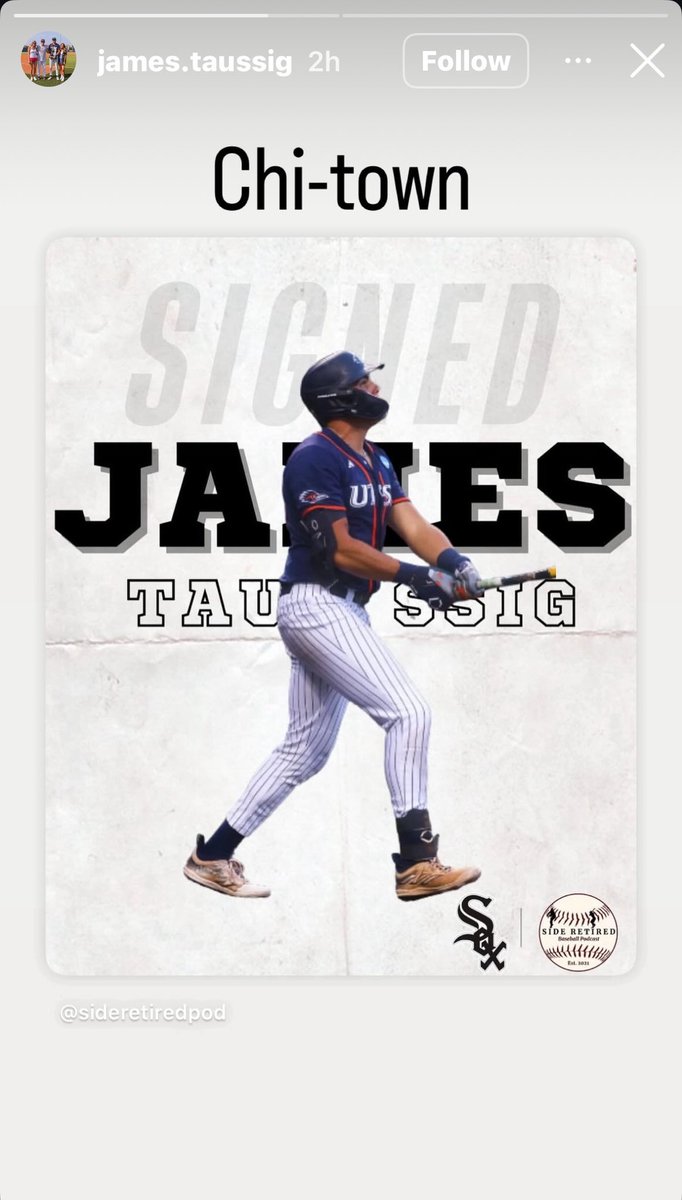 Heat Baseball (@houston_heat) on Twitter photo Congrats to former Heat player <a href="/JamesTaussig/">James Taussig</a> . Go do big things my man. Proud is an understatement #HeatFamily #Whitesox Congrats to former Heat player <a href="/JamesTaussig/">James Taussig</a> . Go do big things my man. Proud is an understatement #HeatFamily #Whitesox