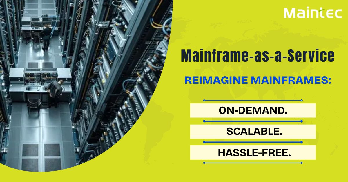 Maintec_Tech's tweet image. Mainframe-as-a-Service (MFaaS) delivers unmatched flexibility, backed by the reliability of the mainframe.
From development environments to production workloads to disaster recovery.
maintec.com/mfaas/
#mainframeasaservice #mainframe #ibmmainframe #mfaas #disasterrecovery