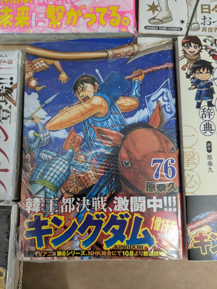 キングダム 全巻セット 1〜76巻と 四字熟語 【裁断本】 Amazon.co.jp: キングダム 1-76巻 全巻セット : おもちゃ