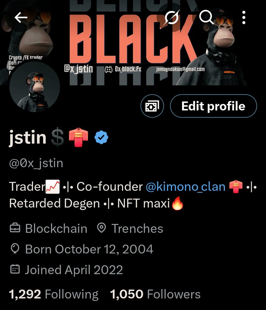 Gm gm fams🤧☀️
Haven't been active on X cause of exams😪

Came back today to see that I've hit 1k follows🥂🎊🔥
Big love and thanks  to everyone who’s been with me since day one🥹❤️.

Up next is $1k to complement the followers 😂🔥
The grind has only just begun✅️
WAGMI🙌🔥