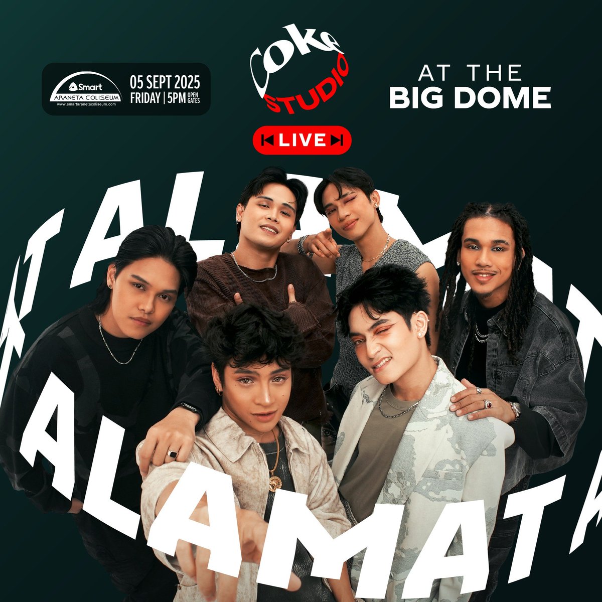 champsfactory's tweet image. Brgy. Magiliw! Excited na ba kayong mapanood ang ALAMAT sa Coke Studio Live Concert on September 5, 2025 in Araneta Coliseum?!
Check out this thread for the concert ticket mechanics!
ALAMATxMrld at CokeStudio
#ALAMAT #ALAMATSarap
#CokeStudioSeason9