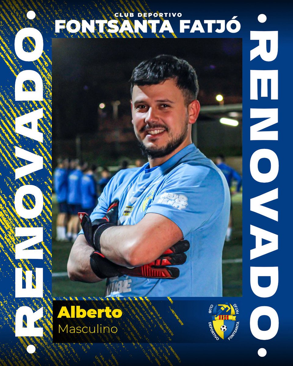 PLANTILLA | MASCULINO 🟡🔵

Volvemos con las renovaciones y fichajes! 

Turno de Alberto que seguirá siendo el compañero de Xavi en la defensa de nuestros tres palos!

#CDFF #lailusiodunbarri