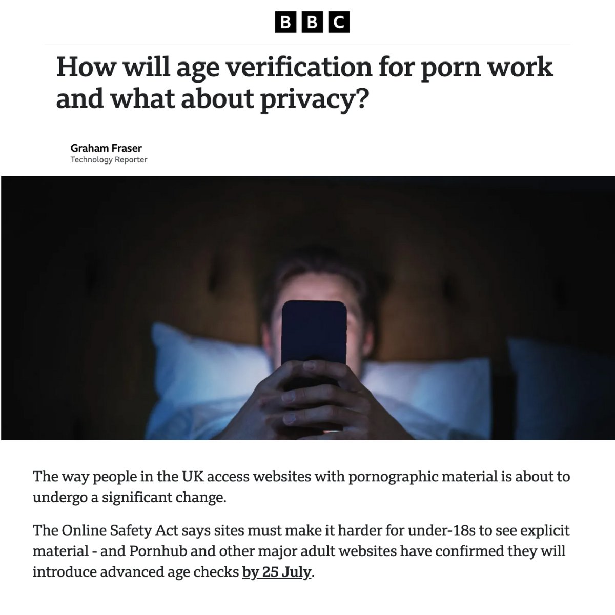 5RightsFound's tweet image. 🚨 🇬🇧 The UK is introducing age assurance to protect children online - but how it’s done matters.
5Rights spoke to @BBCNews about why safeguards must be rights-based, not invasive.
📖 bbc.com/news/articles/…
#AgeAssurance