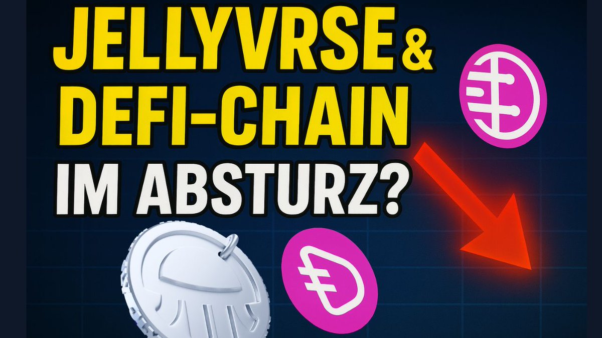 🚨 DeFi-Flop made in Germany? 🇩🇪

 <a href="/jlyvrs/">jellyverse</a>  &amp; <a href="/defichain/">DeFiChain</a>  wollten Krypto revolutionieren – jetzt kämpfen sie ums Überleben.
📉 TVL im Keller
📉 Token -95 %
📉 Vertrauen weg

Warum 🇩🇪 Projekte scheitern – und was nicht gelernt wurde 👇
patreon.com/posts/defi-flo…

📘 „Von Bitcoin zu