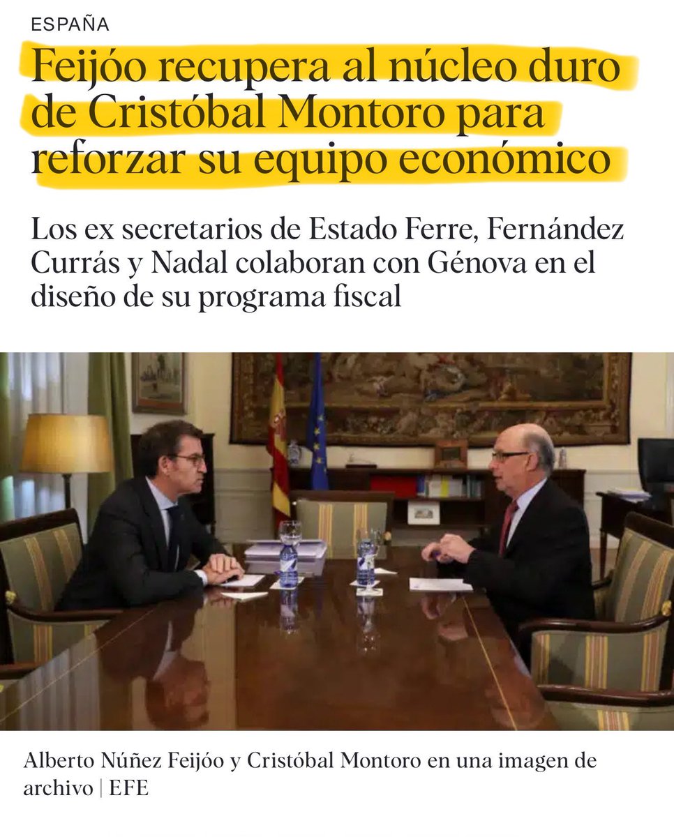 Feijóo hoy NO tiene agenda: casualidad o causalidad.
