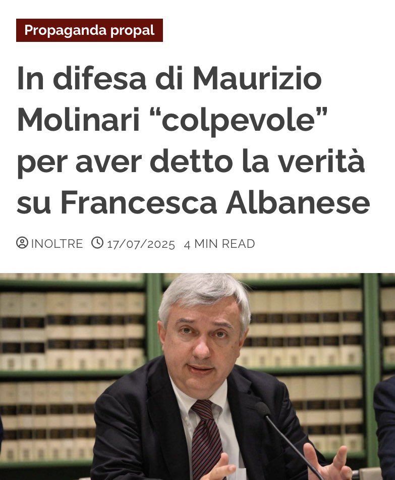 Pubblichiamo la lettera, firmata dal Comitato Wiesenthal e inviata al presidente dell’Ordine dei giornalisti del Lazio, in risposta agli attacchi subiti dal giornalista Maurizio Molinari per aver esercitato il diritto alla libera informazione riguardo alla figura controversa di