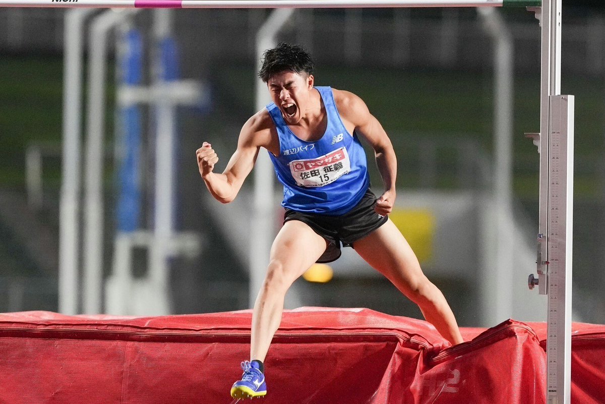 watapai_athlete's tweet image. 7月12・13日岐阜県にて開催された日本選手権混成に佐田選手が出場し、総合7400点で3位入賞しました！🥉

100m11.13
走幅跳7m08
砲丸投12m03
走高跳1m99
400m49.71
110mH14.55
円盤投35m21
棒高跳4m30
やり投51m22
1500m4:33.27

自己ベスト更新です！
応援ありがとうございました！

#日本選手権混成