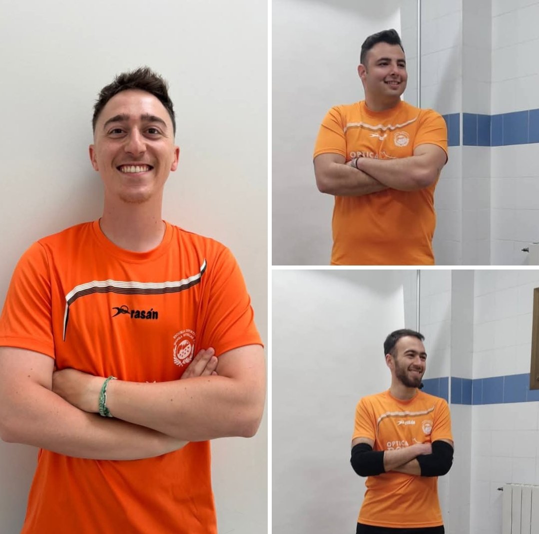 Nuestro primer equipo senior en portería para la temporada 2025-2026: RENOVACIONES 
 Nacho Lavara , Jose Reina y Nacho Escoda