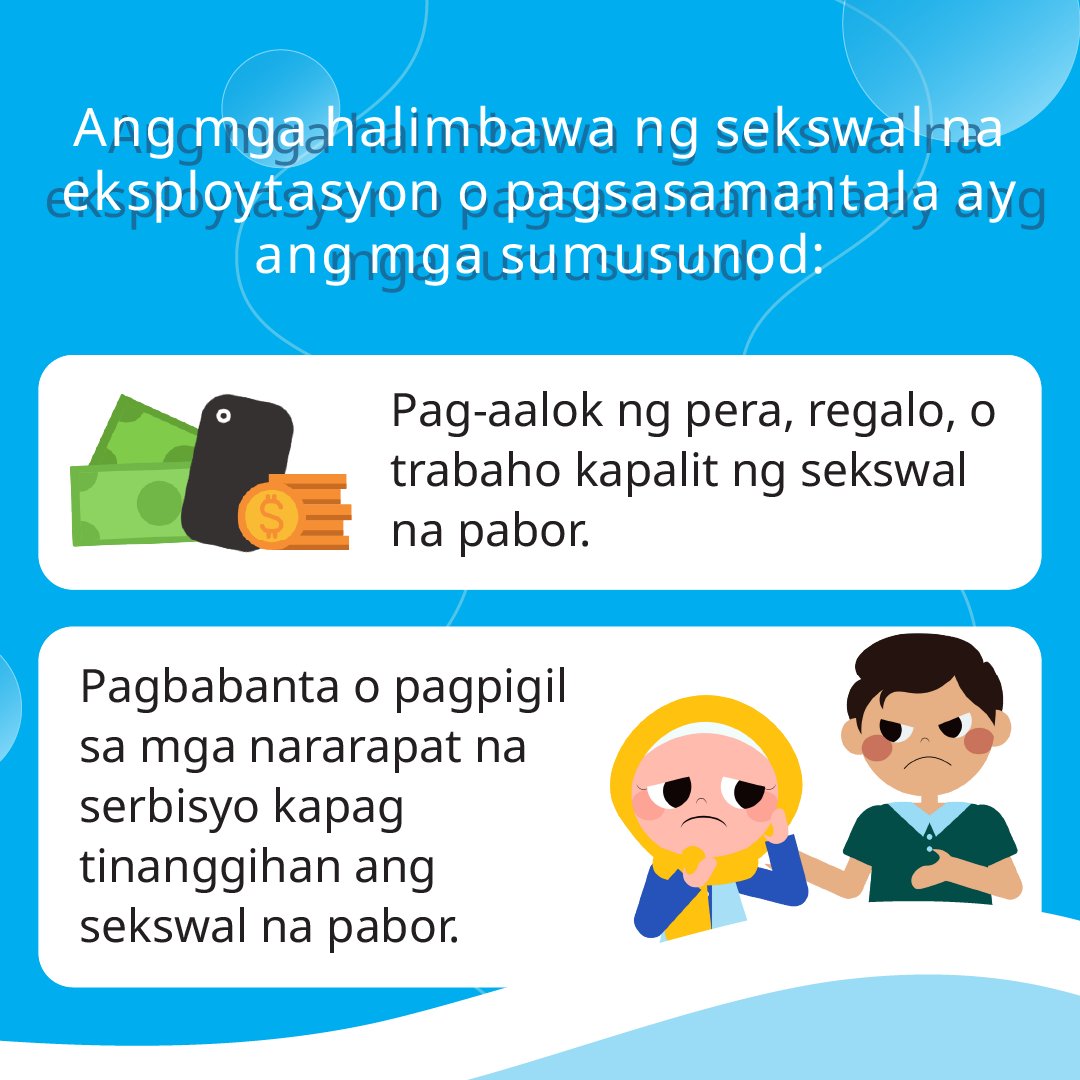 unicefphils's tweet image. Huwag ipagwalang-bahala ang Sexual Exploitation and Abuse.

May mga palatandaan na nakararanas ng SEA ang isang bata o indibidwal—pag-iwas, labis na takot, o biglaang pagbabago sa kilos.

Maging alerto, alamin ang puwedeng gawin, at kumilos.