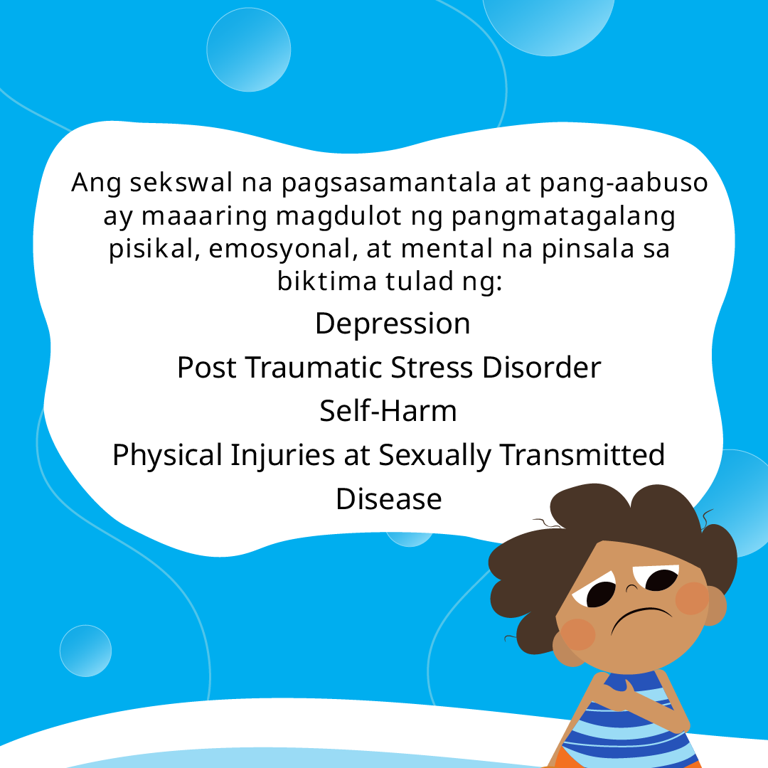 unicefphils's tweet image. Huwag ipagwalang-bahala ang Sexual Exploitation and Abuse.

May mga palatandaan na nakararanas ng SEA ang isang bata o indibidwal—pag-iwas, labis na takot, o biglaang pagbabago sa kilos.

Maging alerto, alamin ang puwedeng gawin, at kumilos.