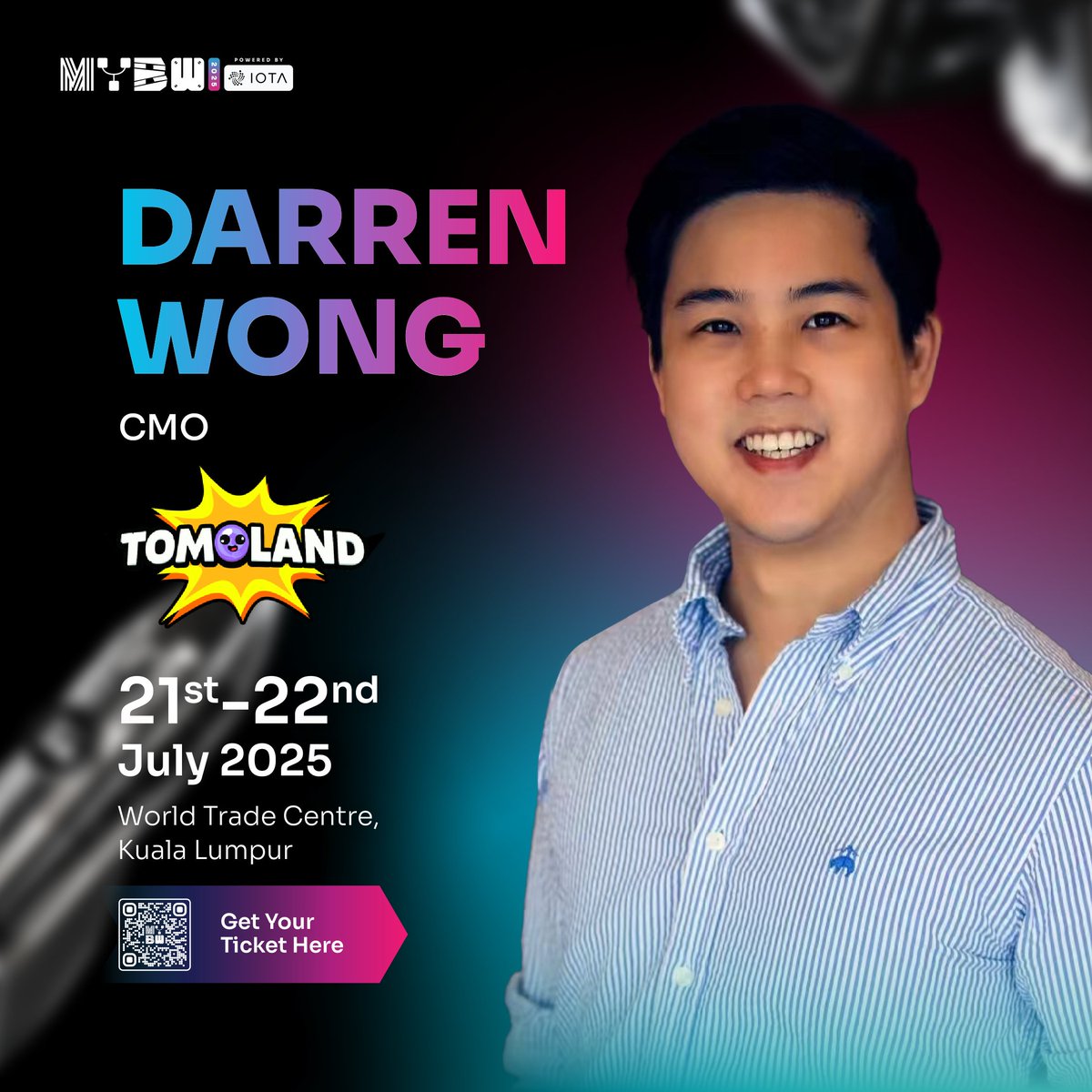Dmeister00's tweet image. Honored to take the stage at @MalaysiaBCW to unveil the next evolution of @tomoland_app where AI, IP, and collective imagination converge to redefine digital worlds.
We’re not just building a platform; we’re igniting a movement. With millions of creators crafting limitless…