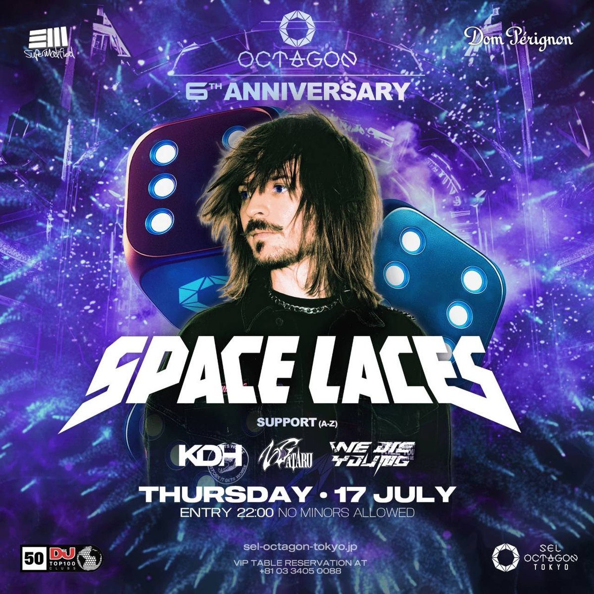𝐖𝐀𝐓𝐀𝐑𝐔 (@_watarumusic_) on Twitter photo 𝐓𝐨𝐧𝐢𝐠𝐡𝐭!!|#SpaceLaces 初来日💥
🗓️ 2025.07.17 ㈭|22:00-
📍<a href="/SELOCTAGONTOKYO/">SEL OCTAGON TOKYO</a>
今夜はオクタゴン6周年イベントにて
#BASSICK に『 Space Laces 』が登場🧠🔥
My Set Time|1:15-1:55
ゲスト希望はDMにて対応します📩 𝐓𝐨𝐧𝐢𝐠𝐡𝐭!!|#SpaceLaces 初来日💥
🗓️ 2025.07.17 ㈭|22:00-
📍<a href="/SELOCTAGONTOKYO/">SEL OCTAGON TOKYO</a>
今夜はオクタゴン6周年イベントにて
#BASSICK に『 Space Laces 』が登場🧠🔥
My Set Time|1:15-1:55
ゲスト希望はDMにて対応します📩