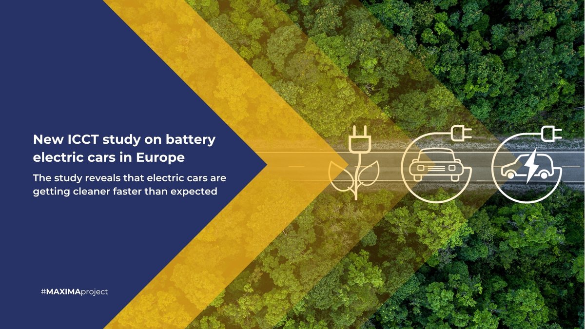MAXIMA_HEU's tweet image. 🌱🚗 New @TheICCT study: Battery‑electric cars in Europe are now 73% cleaner over their lifecycle than gasoline vehicles—even accounting for battery production—and are 24 points cleaner than projected in 2021, thanks to a greener grid ⚡️🔋

🔍 theicct.org/pr-electric-ca…
