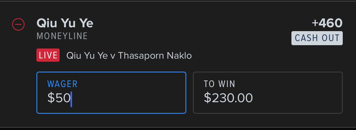 chriss_picks's tweet photo. Had to snipe it as well  🤑 #Tennis this was sent out 💰 We knew the come back was coming 💪 https://t.co/oTOxeBoyJy