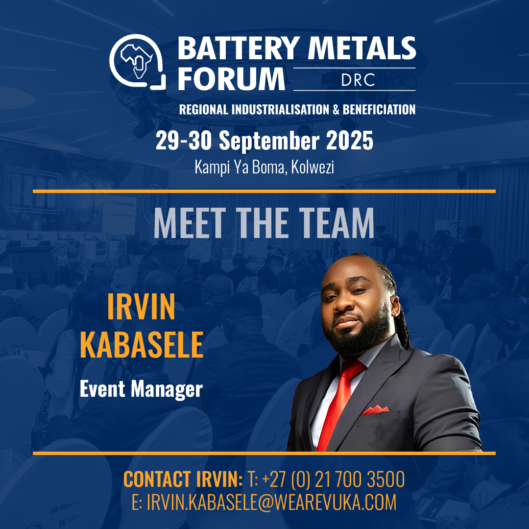 DRC_Minerals's tweet photo. 🚨✨MEET THE Africa Battery Metals, DRC Forum TEAM: ✨🚨

Introducing Irvin Kabasele. The Mining Event Manager at Africa Battery Metals, DRC Forum

Get to know more about one of the faces behind the brilliance of Africa Battery Metals, DRC Forum here:https://t.co/aD7Ls9ok8b https://t.co/7b91X4mUZg