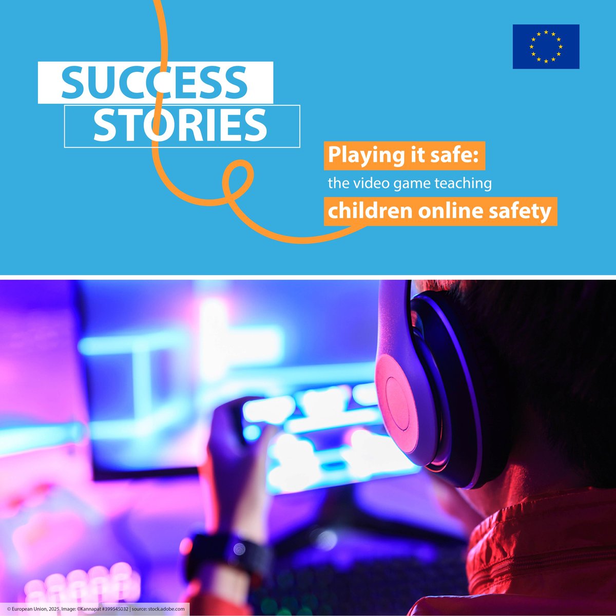 HorizonEU's tweet image. Can a video game help protect children from cybercrime?
The #EUfunded RAYUELA project thinks so. With real-life inspired adventures, it teaches online safety through play, backed by science 🎮🛡️
Learn more: europa.eu/!c49rCP
#ResearchImpactEU #Science4EU