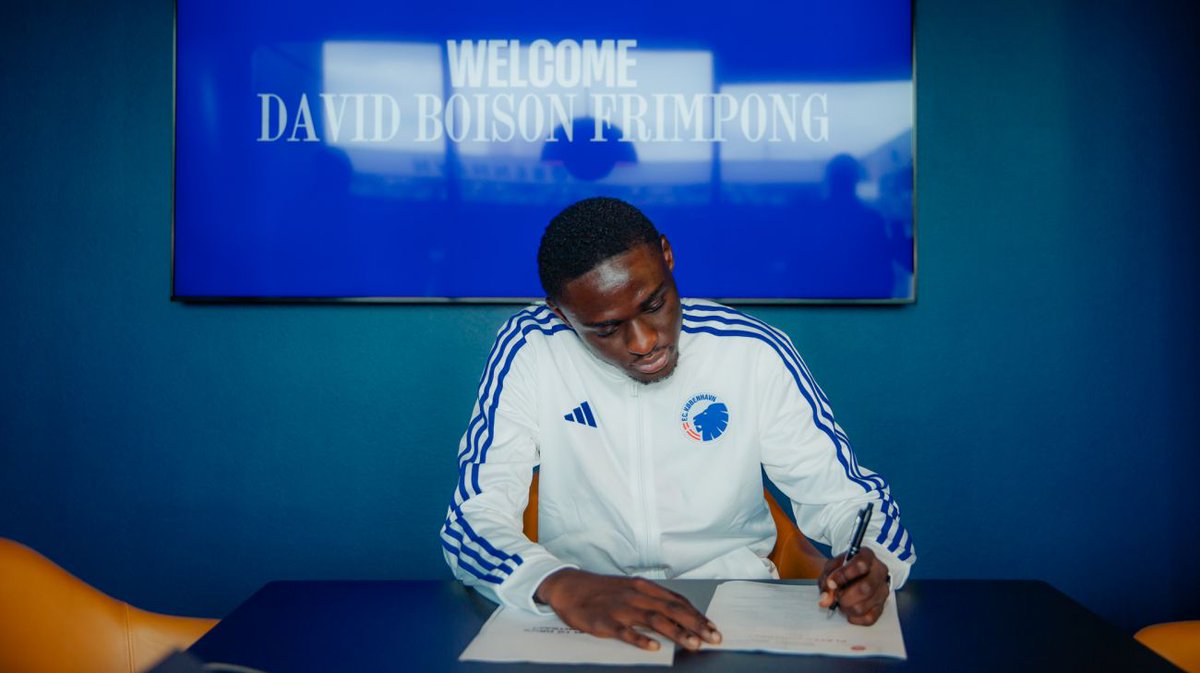 MedeamaSC's tweet image. Our talented winger David Boison Frimpong has joined F.C. Copenhagen on loan for the 2025/26 season.
