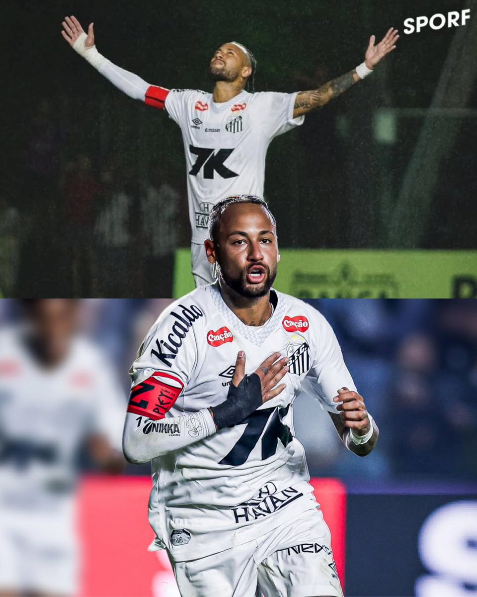 Sporf's tweet image. Things we love to see, Neymar scores the 85th-minute winner for Santos against Flamengo ♥️